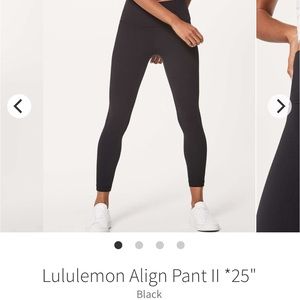 Lululemon Align 25” Black